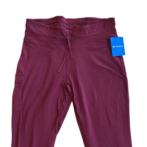 Columbia Pants - 2/$18 Columbia NWT XXL burgundy legging joggers with pockets